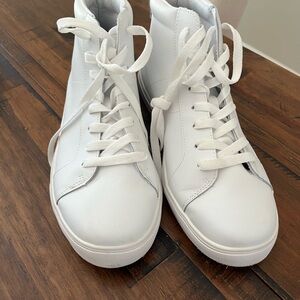American Eagle Outfitters White High-Top Sneakers